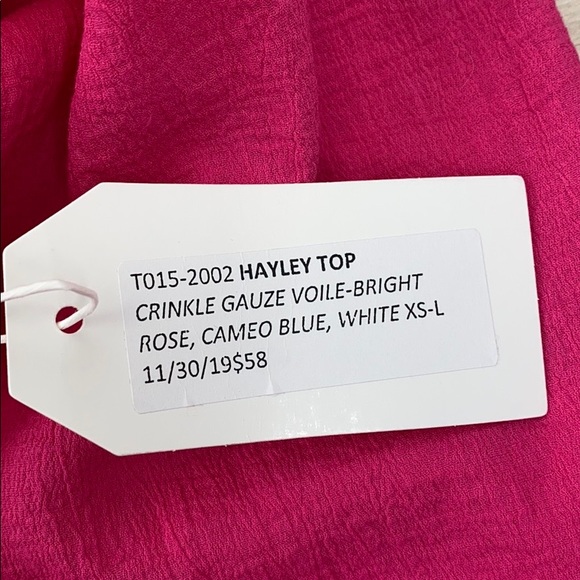 BLUE LIFE Hayley Blouse Wrap Style Raspberry - Picture 8 of 11